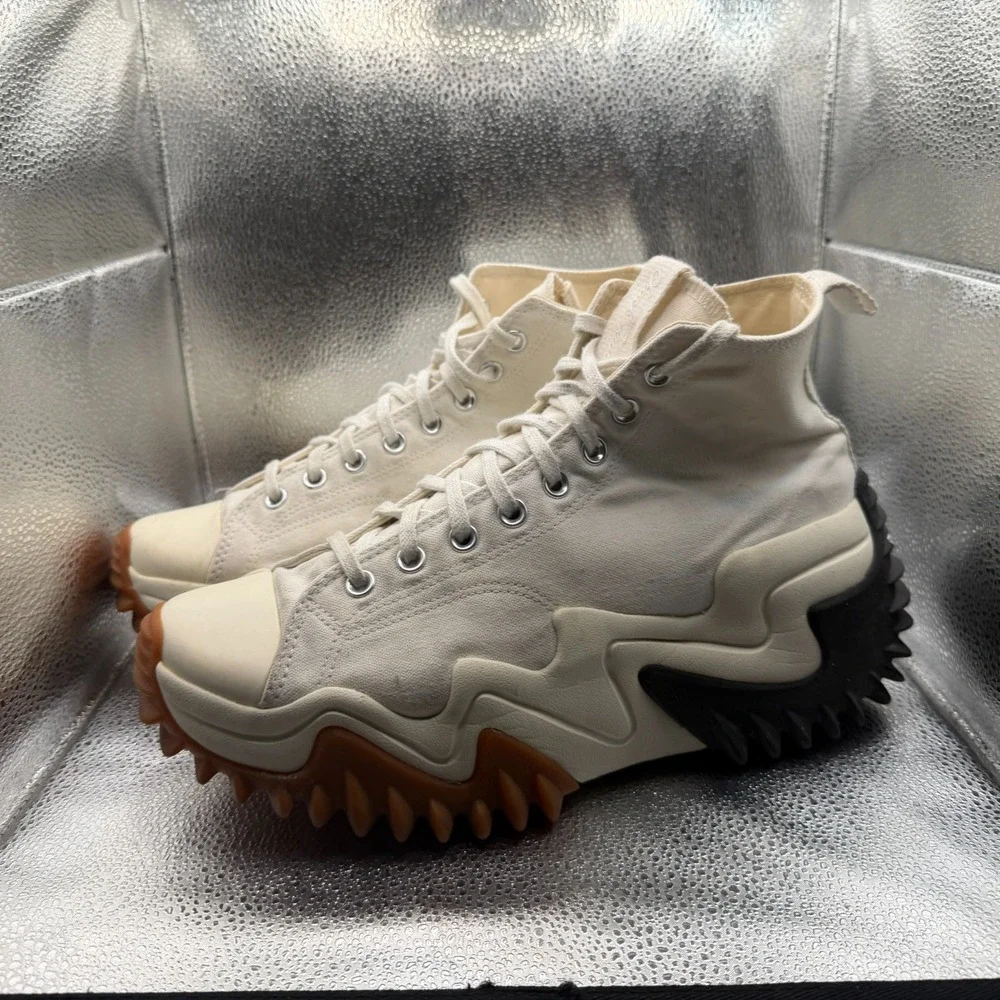 Size 11.5M/13W Converse Run Star Motion White Unisex Running‎ Shoes 171546C